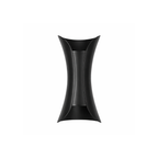 Black Outdoor Wall Light | Modern Curved Exterior Sconce | IP65 Aluminium