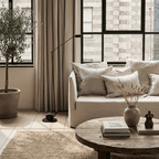 Adjustable Floor Lamp | Slim Metal LED Reading Lamp with Articulated Arm Lamps for modern home decor in Black color