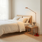 Adjustable Floor Lamp | Slim Metal LED Reading Lamp with Articulated Arm Lamps for modern home decor in Black color