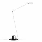 Adjustable Floor Lamp | Slim Metal LED Reading Lamp with Articulated Arm Lamps for modern home decor in White color