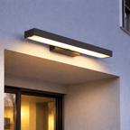 Black Motion Sensor Outdoor Light | Weather - Resistant LED Sconce | Dusk - to - Dawn Outdoor Lighting for modern home decor in 40cm color