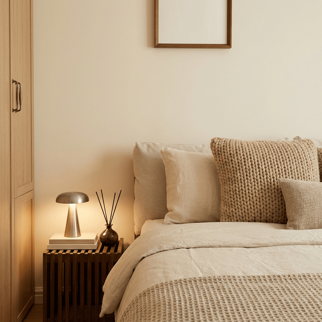 Cordless LED Table Lamp | Retro Mushroom Touch Lamp for Bedroom & Desk Table Lamps for modern home decor in Gold color