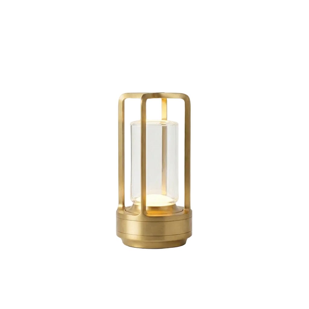 Crystal Table Lamp | Touch Control Stainless Steel Bedside LED Lamp Lamps for modern home decor in Gold color