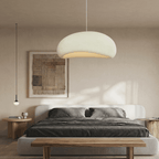 Fiberglass Pendant Light | Minimalist Wabi Sabi Design for Kitchen Lighting Lighting for modern home decor in White color