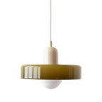 Glass Pendant Light | Modern Brushed Metal Adjustable Kitchen Hanging Fixture Pendant Lights for modern home decor in Brown Glass color