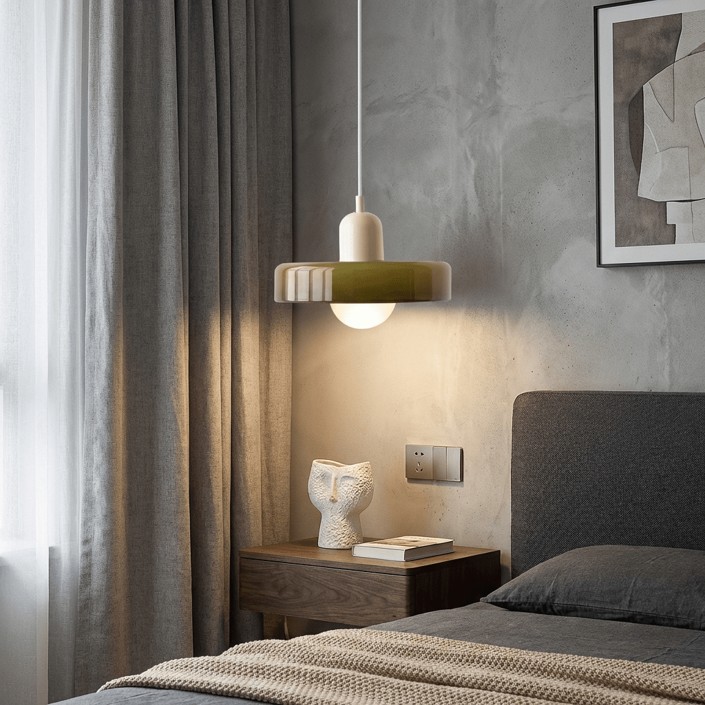 Glass Pendant Light | Modern Brushed Metal Adjustable Kitchen Hanging Fixture Pendant Lights for modern home decor in White Glass color