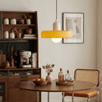 Glass Pendant Light | Modern Brushed Metal Adjustable Kitchen Hanging Fixture Pendant Lights for modern home decor in White Glass color