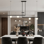 Glass Pendant Light | Nordic Adjustable Height Kitchen Lighting Fixture Lighting for modern home decor in Gold color