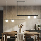 Glass Pendant Light | Nordic Adjustable Height Kitchen Lighting Fixture Lighting for modern home decor in Gold color
