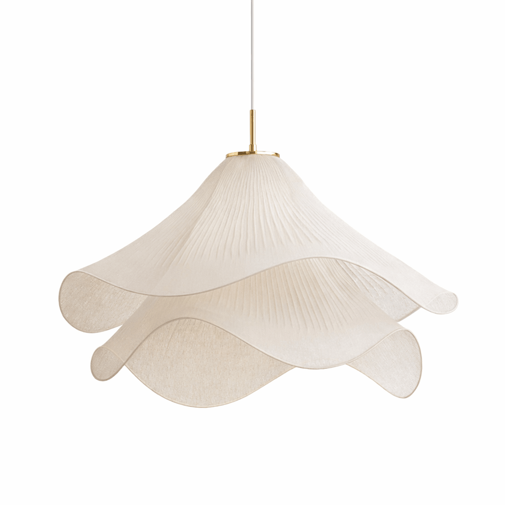 Japandi Pendant Light | Fabric Ceiling Fixture for Modern Dining And Kitchen Lighting Lighting for modern home decor in Ø40cm color