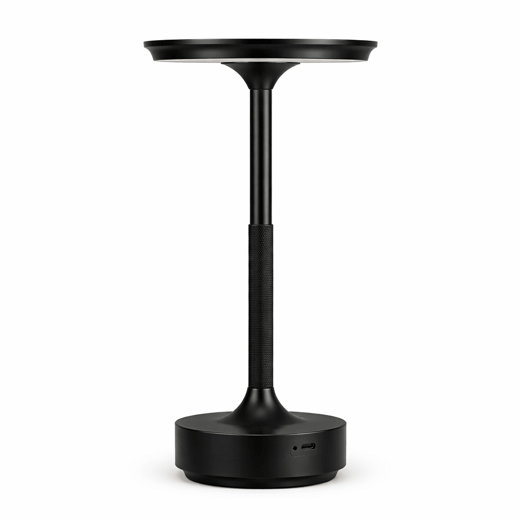 LED Table Lamp | Touch Sensor Cordless Light for Bedroom and Dining Lamps for modern home decor in Black color