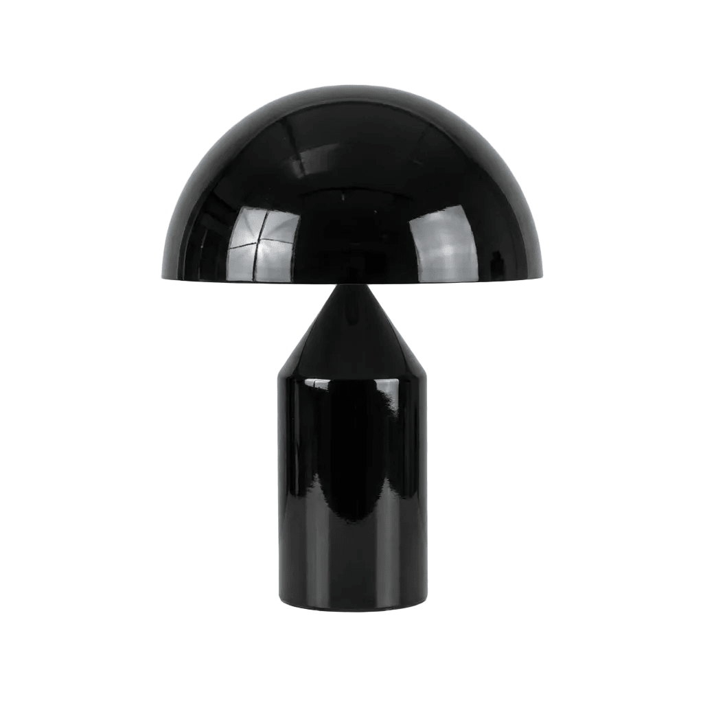 Metal Table Lamp | Modern Dome Bedside & Desk Lamp for Bedroom or Office Lamps for modern home decor in Black color