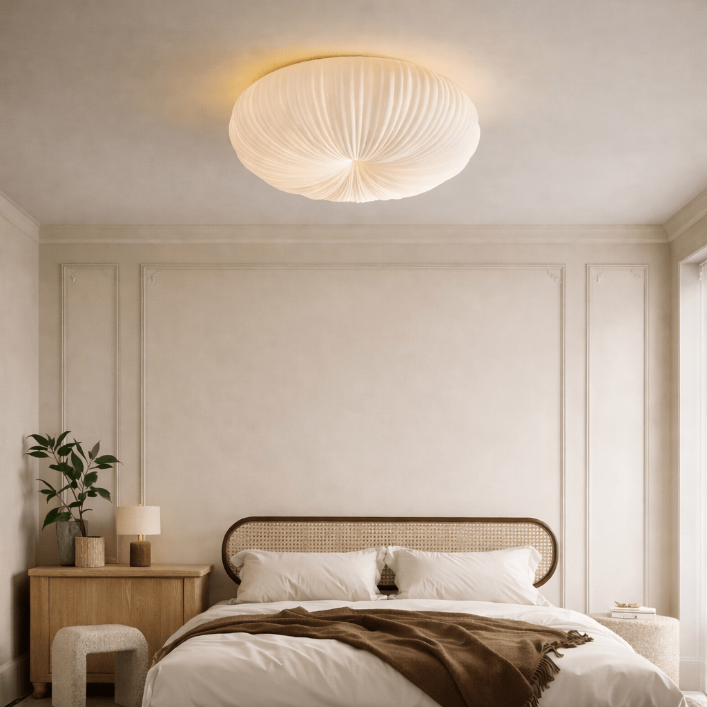 Modern LED Ceiling Light with Remote | Flush Mount Metal & Acrylic Fixture Lamps & Light Fixtures for modern home decor in 30cm color