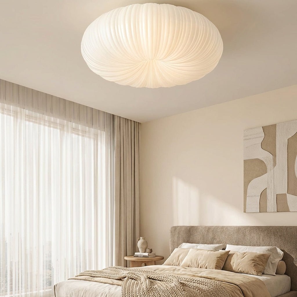 Modern LED Ceiling Light with Remote | Flush Mount Metal & Acrylic Fixture Lamps & Light Fixtures for modern home decor in 30cm color