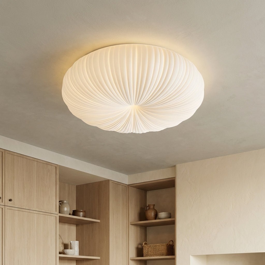 Modern LED Ceiling Light with Remote | Flush Mount Metal & Acrylic Fixture Lamps & Light Fixtures for modern home decor in 30cm color