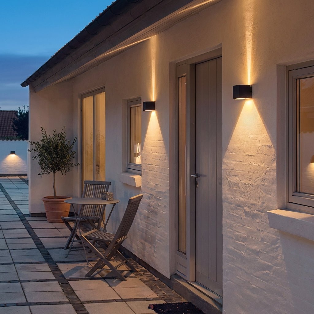 Modern LED Outdoor Wall Light | Waterproof IP65 Aluminium Exterior Sconce | 12W 24W Outdoor Lighting for modern home decor in 10cm color