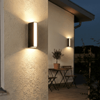Modern Minimalist Linear LED Outdoor Wall Sconce | IP65 Waterproof Garden & Porch Light | Black Finish Outdoor Lighting for modern home decor in 22cm / 6W color
