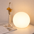 Moon Table Lamp | Acrylic Ball Globe Light | Warm 3 - Color Dimming Desk & Bedside Lamp Lamps for modern home decor in 15 cm color