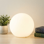 Moon Table Lamp | Acrylic Ball Globe Light | Warm 3 - Color Dimming Desk & Bedside Lamp Lamps for modern home decor in 15 cm color