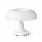 Mushroom Table Lamp | Bauhaus Style ABS Bedside Light | USB - C Dimming Desk Lamp Lamps for modern home decor in White color
