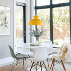 Nordic Dome Pendant Light | Adjustable Colourful Kitchen Lighting | Scandinavian Style Light Fixtures for modern home decor in Grey color