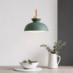 Nordic Dome Pendant Light | Adjustable Colourful Kitchen Lighting | Scandinavian Style Light Fixtures for modern home decor in Grey color