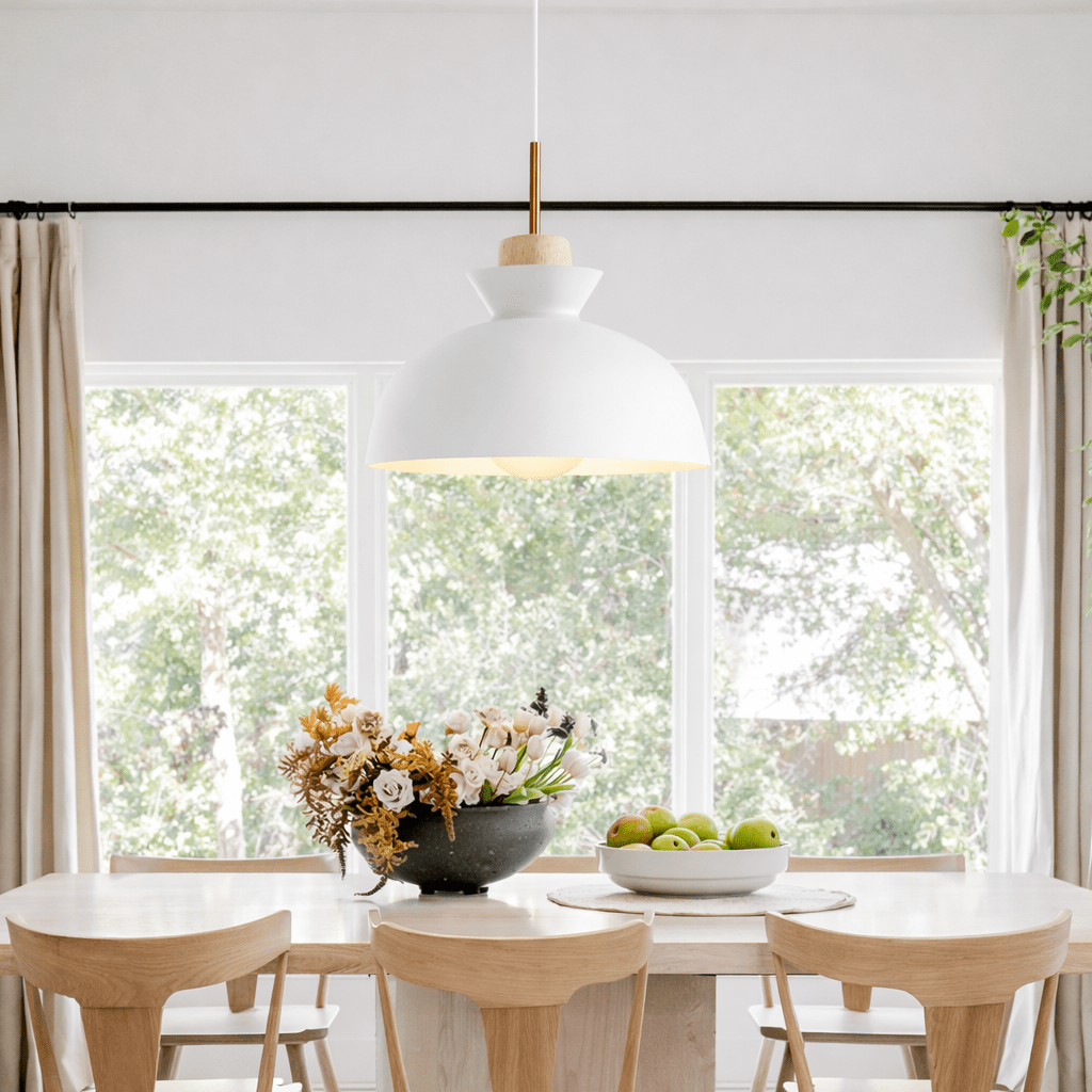Nordic Dome Pendant Light | Adjustable Colourful Kitchen Lighting | Scandinavian Style Light Fixtures for modern home decor in Grey color