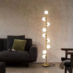 Nordic Glass Ball Floor Lamp | Minimalist LED Multi - Globe Standing Light Floor Lamps for modern home decor in Default color
