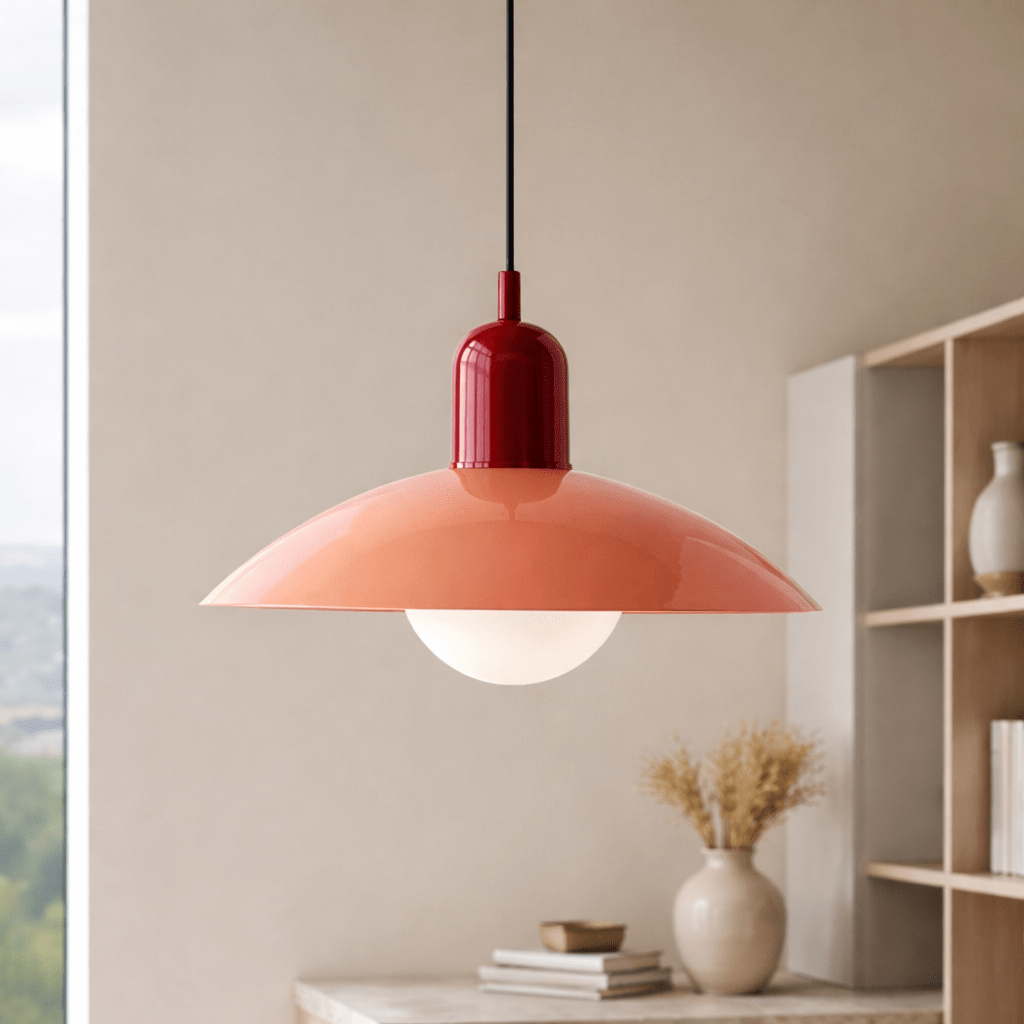 Nordic Pendant Light | Minimalist Iron Design for Kitchen Pendant Lighting Lighting for modern home decor in Pink color