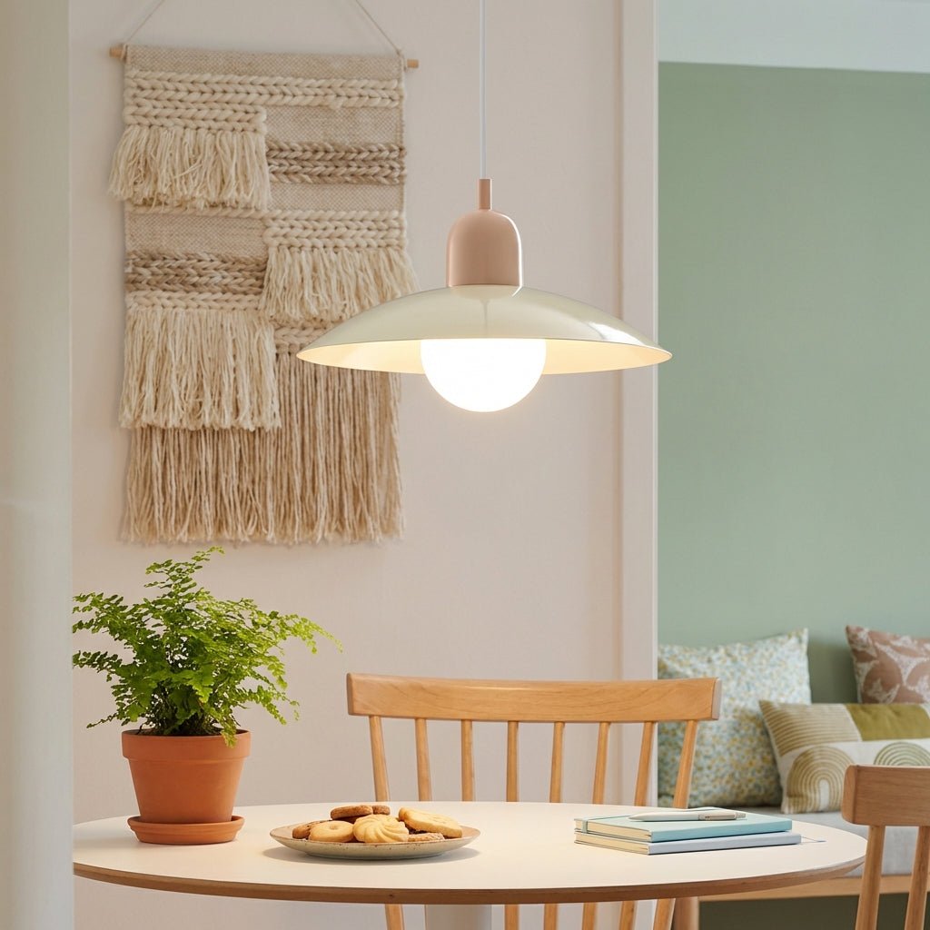 Nordic Pendant Light | Minimalist Iron Design for Kitchen Pendant Lighting Lighting for modern home decor in Pink color