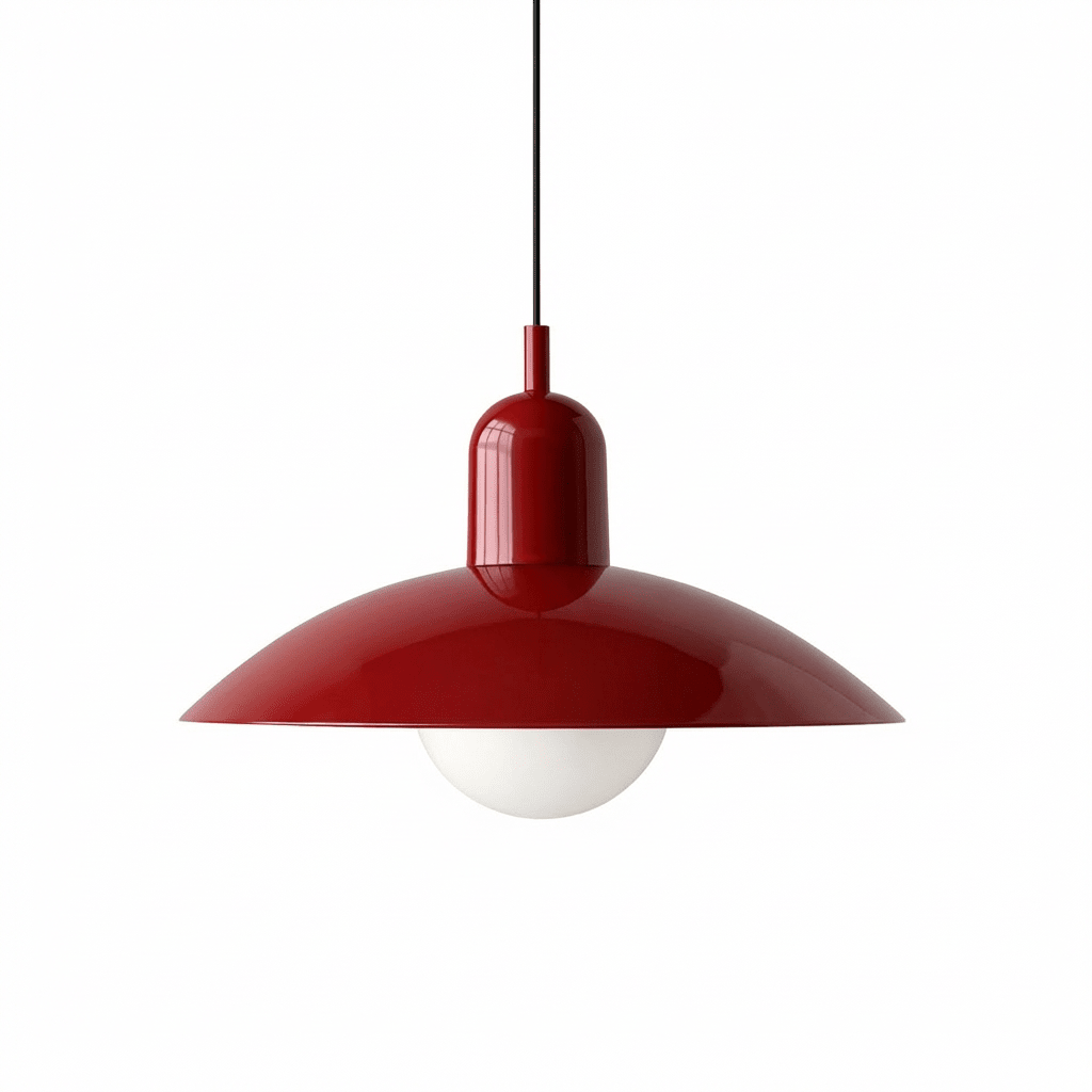 Nordic Pendant Light | Minimalist Iron Design for Kitchen Pendant Lighting Lighting for modern home decor in Red color