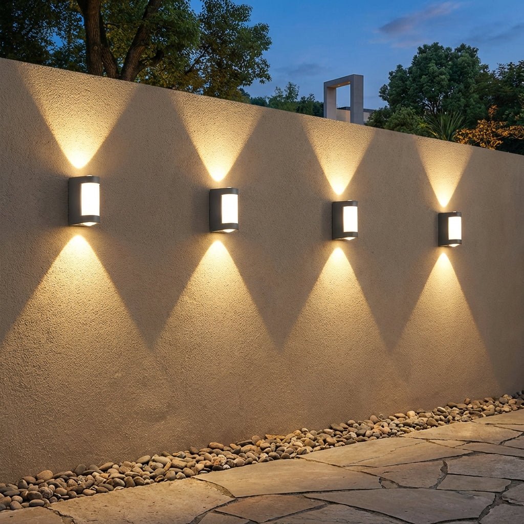 Outdoor Wall Light | IP65 Waterproof Up & Down LED Exterior Wall Sconce Outdoor Lighting for modern home decor in White color