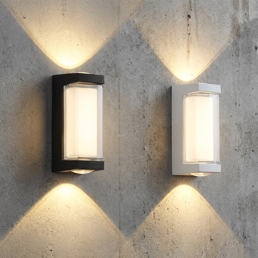 Outdoor Wall Light | IP65 Waterproof Up & Down LED Exterior Wall Sconce Outdoor Lighting for modern home decor in White color