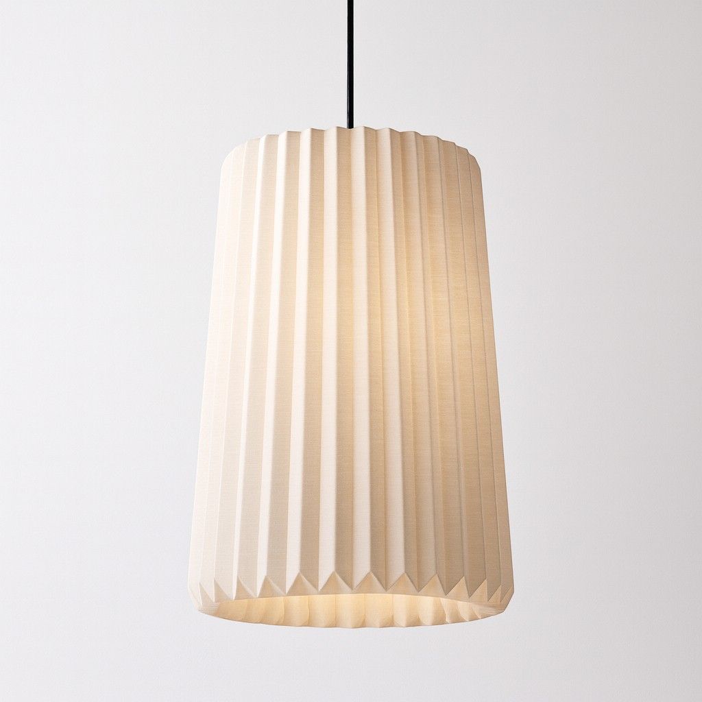 Paper Pendant Light Shade | Handcrafted Origami Design for Ceiling Lighting Light Fixtures for modern home decor in Cylinder color