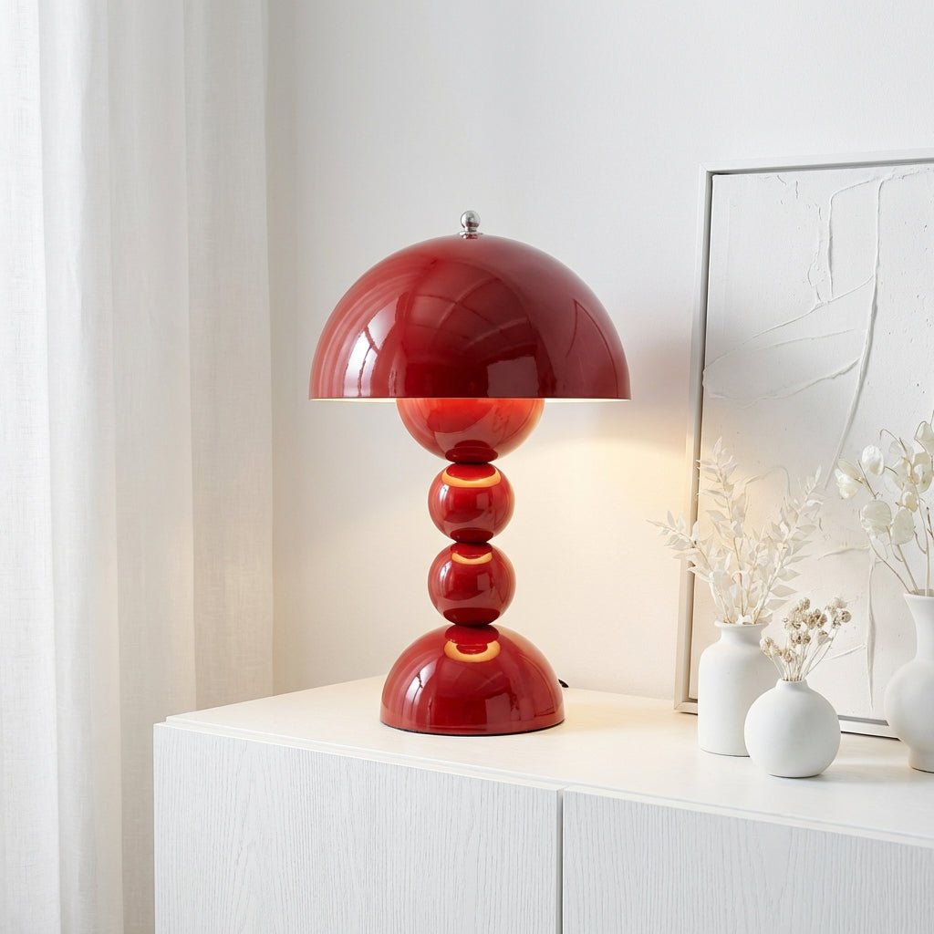 Rechargeable Table Lamp | Nordic Minimalist Acrylic Bedside Lamp with USB Charging Lamps for modern home decor in White color