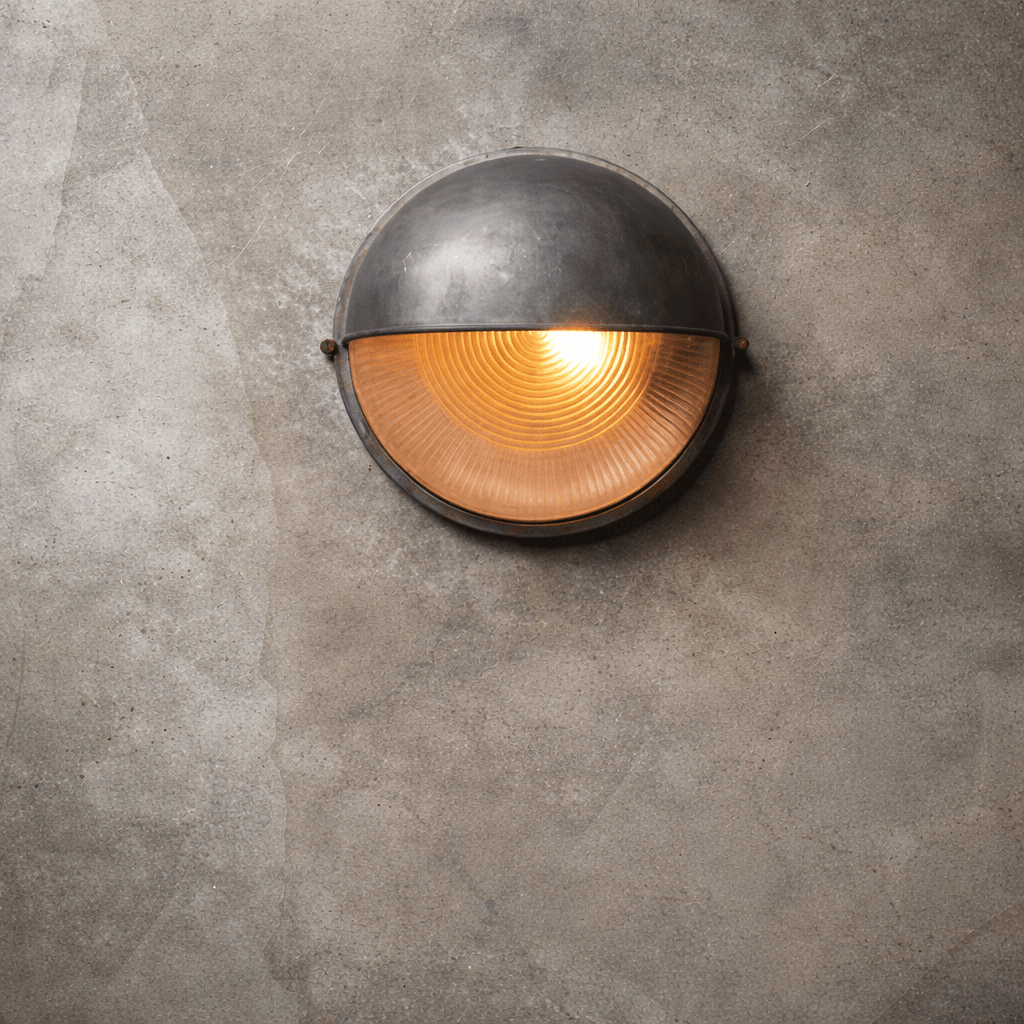 Retro Industrial Outdoor Wall Light | IP65 Waterproof Metal Glass Exterior Lamp Outdoor Lighting for modern home decor in Silver color