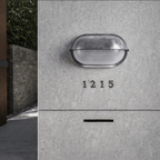 Retro Industrial Outdoor Wall Light | IP65 Waterproof Metal Glass Exterior Lamp Outdoor Lighting for modern home decor in Silver color