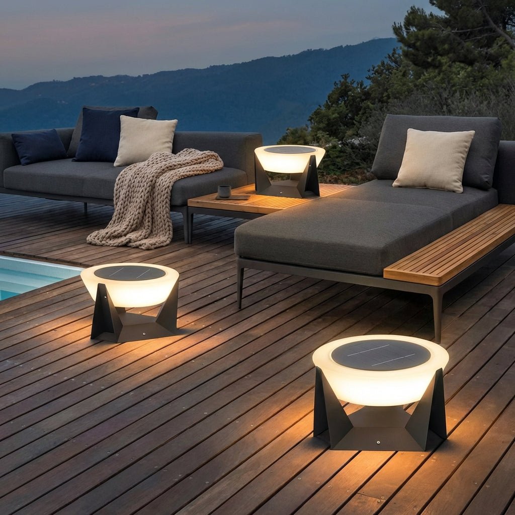 Solar Outdoor LED Lamp | Modern Garden Patio & Floor Ambient Light Outdoor Lighting for modern home decor in Default color