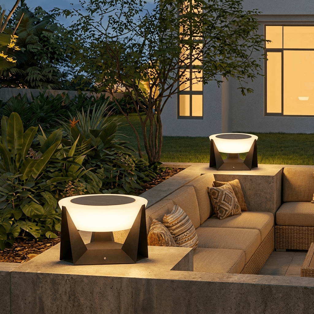 Solar Outdoor LED Lamp | Modern Garden Patio & Floor Ambient Light Outdoor Lighting for modern home decor in Default color