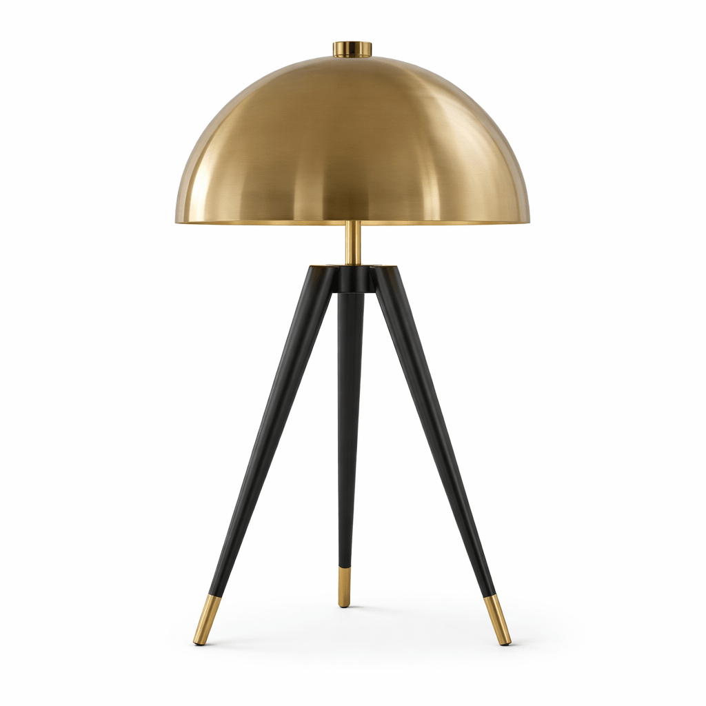 Tripod Floor Lamp | Nordic Mushroom Shade Standing Lamp for Living Room & Bedroom Floor Lamps for modern home decor in Short (65cm) color